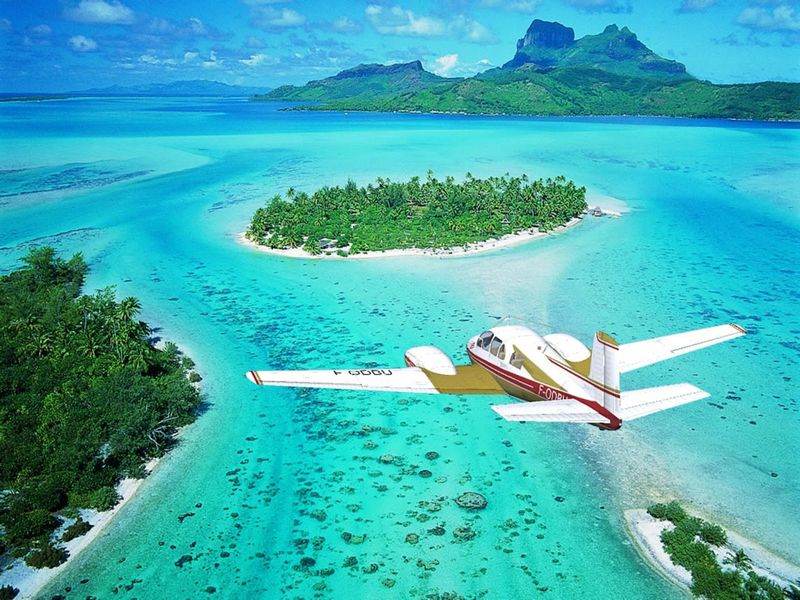 Balayı için Bora Bora Adası