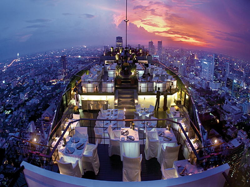 Büyüleyici Şehir Bangkok Gece Hayatı
